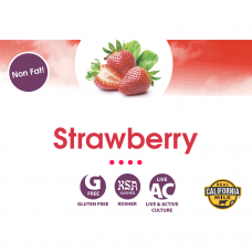 Summit Premium Non Fat Strawberry Tart Yogurt 4/1 Gallon